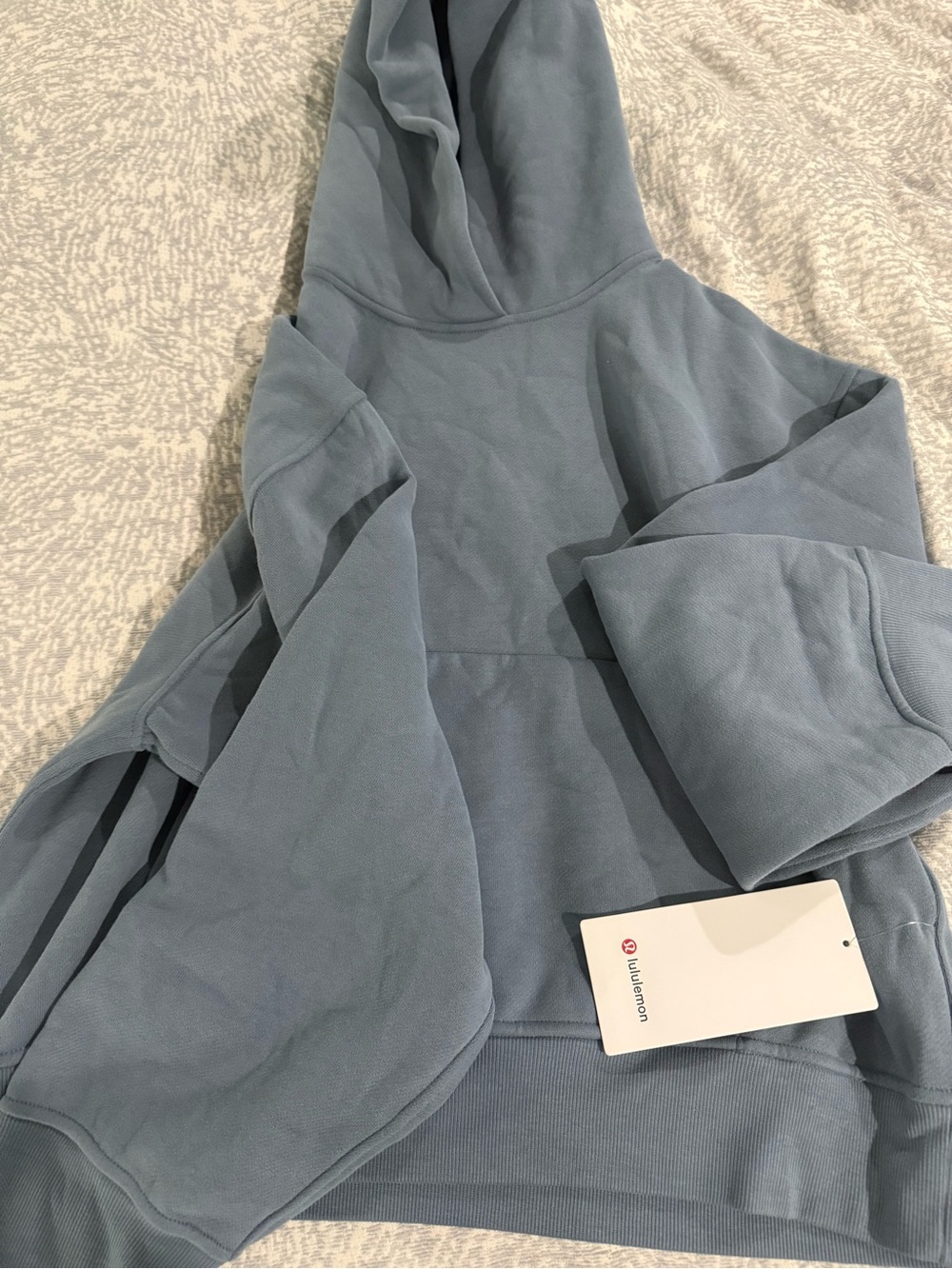 lululemon athletica Light Blue Hoodie Sweatshirt